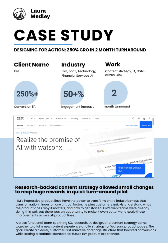IBM watsonx case study